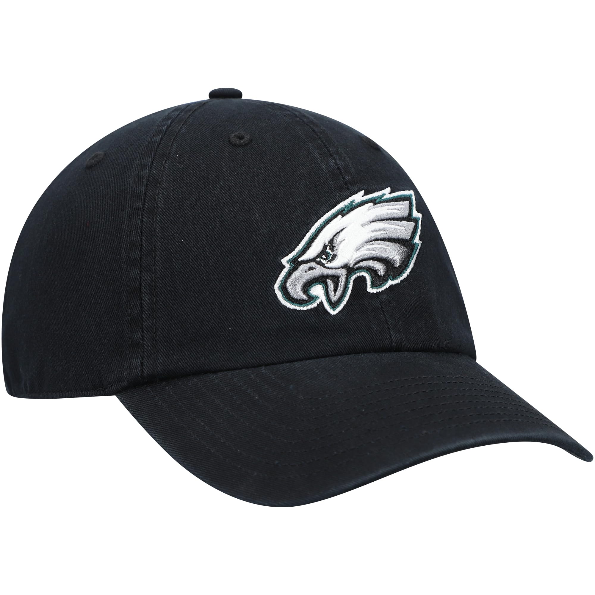 47 Men'S Black Philadelphia Eagles Secondary Clean Up Adjustable Hat
