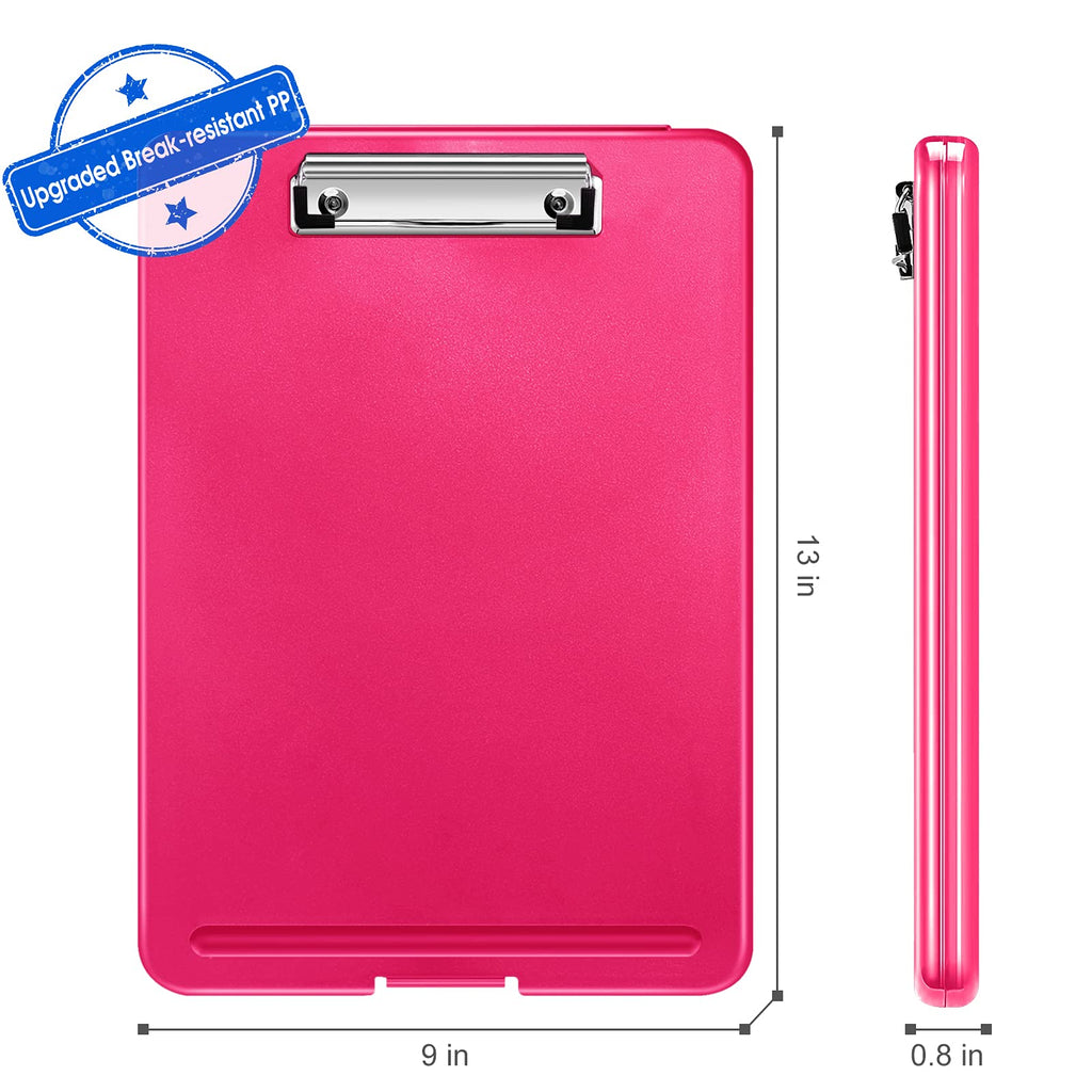 Sithon Nursing Clipboard With Storage, Lightweight Portable Writing Clipboard With Compartment Organizer For Nurse Doctor Medica