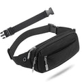 USHAKE Fanny Pack Waist Packs with Extender for Men Women, Waist Pouch Bag Hip Pack with 3-Zipper Pockets Adjustable Straps for 