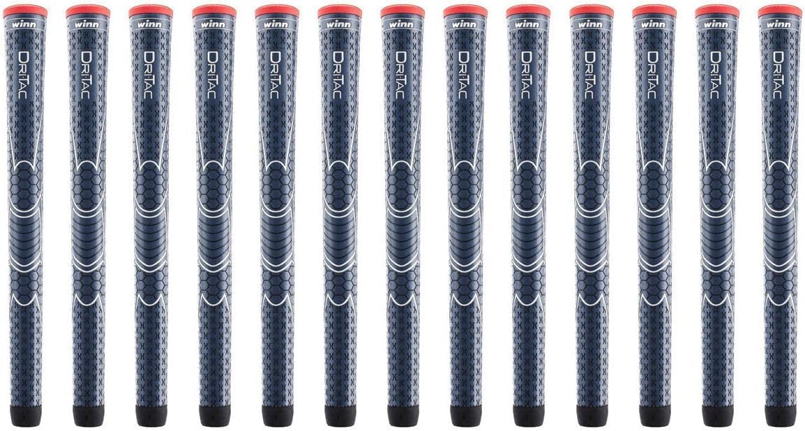 Winn Dri-Tac Standard Navy Blue 13 Piece Golf Grip Bundle (