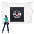 Halloscume Golf Target Cloth for Net Replacement Golf Hitting Net Target with 4 Straps for Practice Training Aids Indoor Outdoor