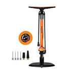 Gobko Bike Floor Pump With Gauge,Floor Bicycle Pump With Both Presta And Schrader Bicycle Pumps Valves High Pressure 160Psi Mult