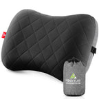 Hikenture Camping Pillow With Removable Cover - Ultralight Inflatable Pillow For Neck Lumbar Support - Upgrade Backpacking Pillo