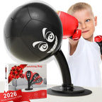 HZG Desktop Punching Bag, Stress Buster with Suction Cup for Office Table and Counters, Heavy Duty Stress Relief Ball, Desk Boxi