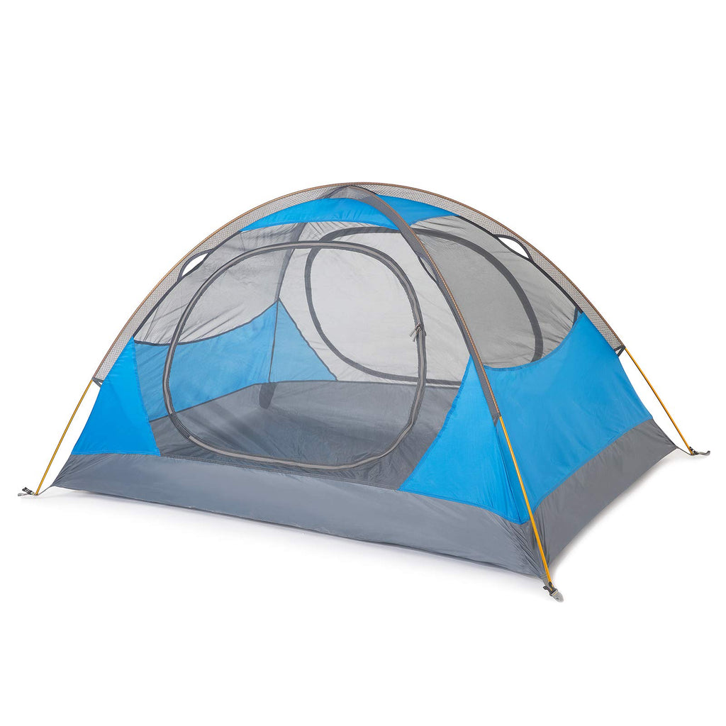 Bisinna 2/4 Person Camping Tent Lightweight Backpacking Tent Waterproof Windproof Two Doors Easy Setup Double Layer Outdoor Tent