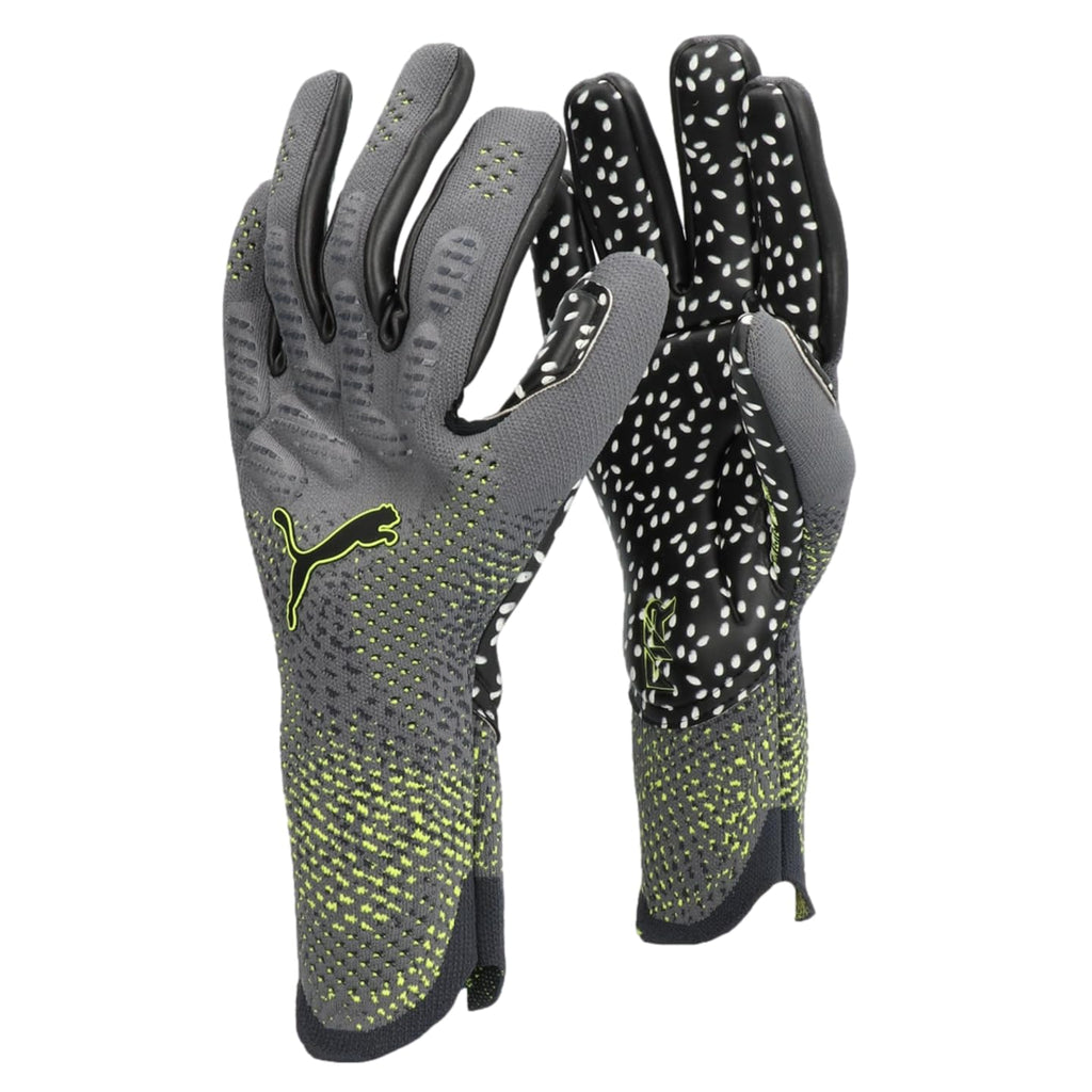 Puma Future Ultimate Nc Goalkeeper Gloves - Elite+ Dual Grip Latex, Tight Fit, 3D Knitted Backhand, Silicone Band, Elasticated W