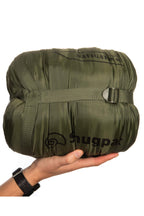 Snugpak Basecamp Ops Navigator Sleeping Bag With Compression Stuff Sack, Left Hand Zip, Olive