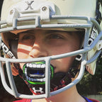 Oral Mart Football Mouth Guard (Green Monster) - Lip Guard Mouthpiece - Football Mouthguard Pacifier Protector