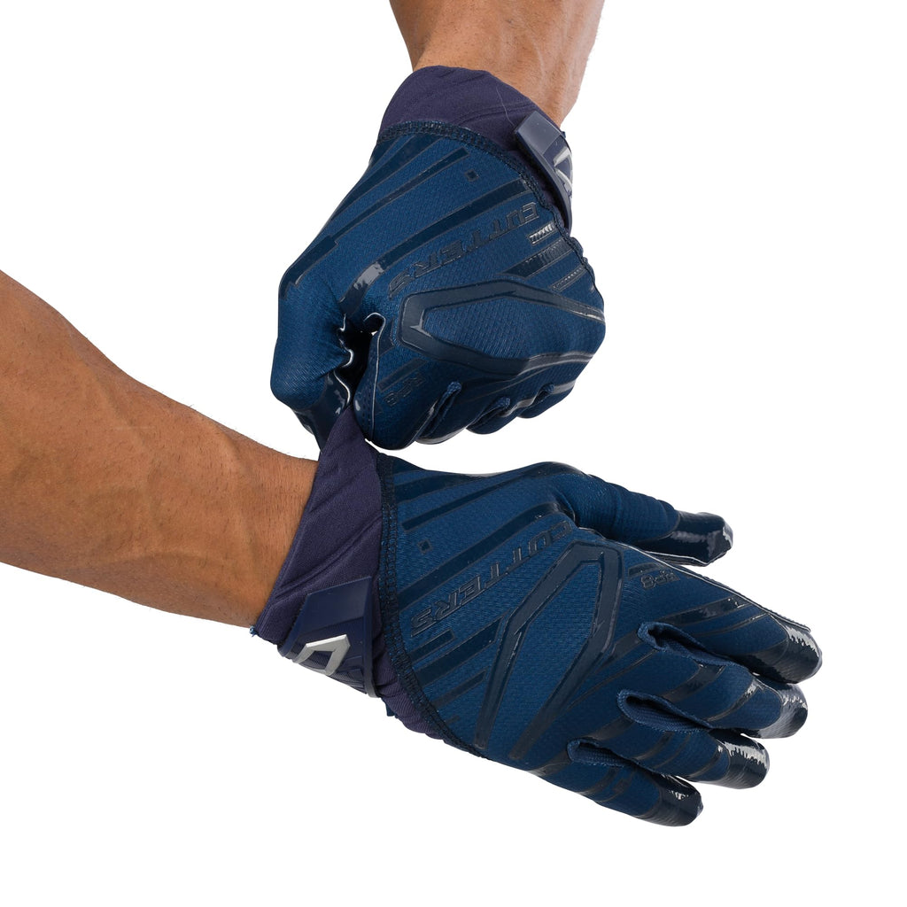 Cutters Rev Pro 6.0 Receiver Gloves Solid Navy X-Large