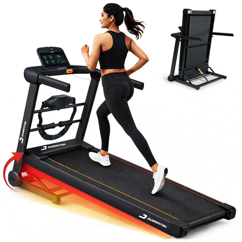 91Durafit Surge Multifunction 5 Hp Peak Bldc Motorized Treadmill | 25 Level Auto Incline | Max User Weight 140 Kg| Home Cardio