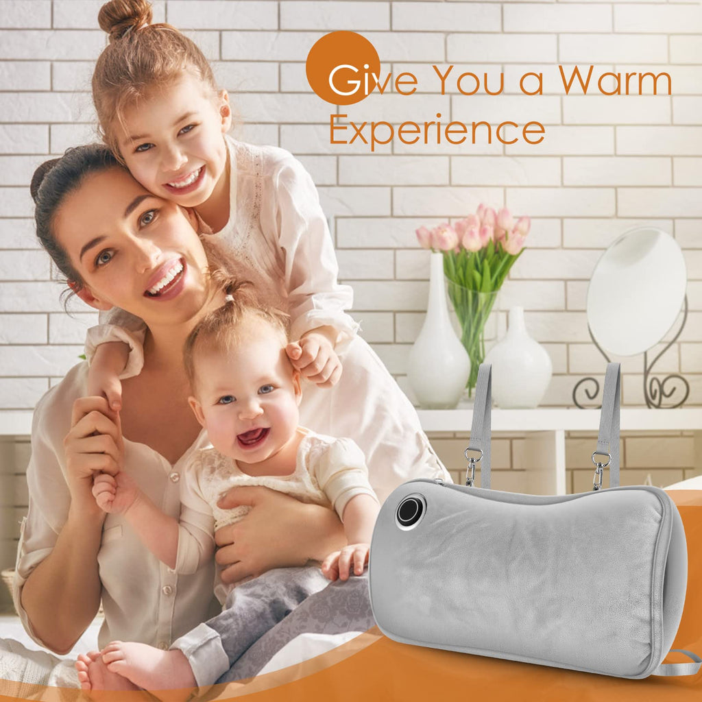 Hand Warmers Rechargeable, Portable Graphene Heated Gloves Handwarmers Bag With 10000Mah Power Bank&3 Heat Modes, Fast Electric