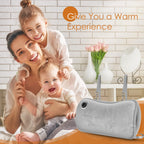 Hand Warmers Rechargeable, Portable Graphene Heated Gloves Handwarmers Bag With 10000Mah Power Bank&3 Heat Modes, Fast Electric
