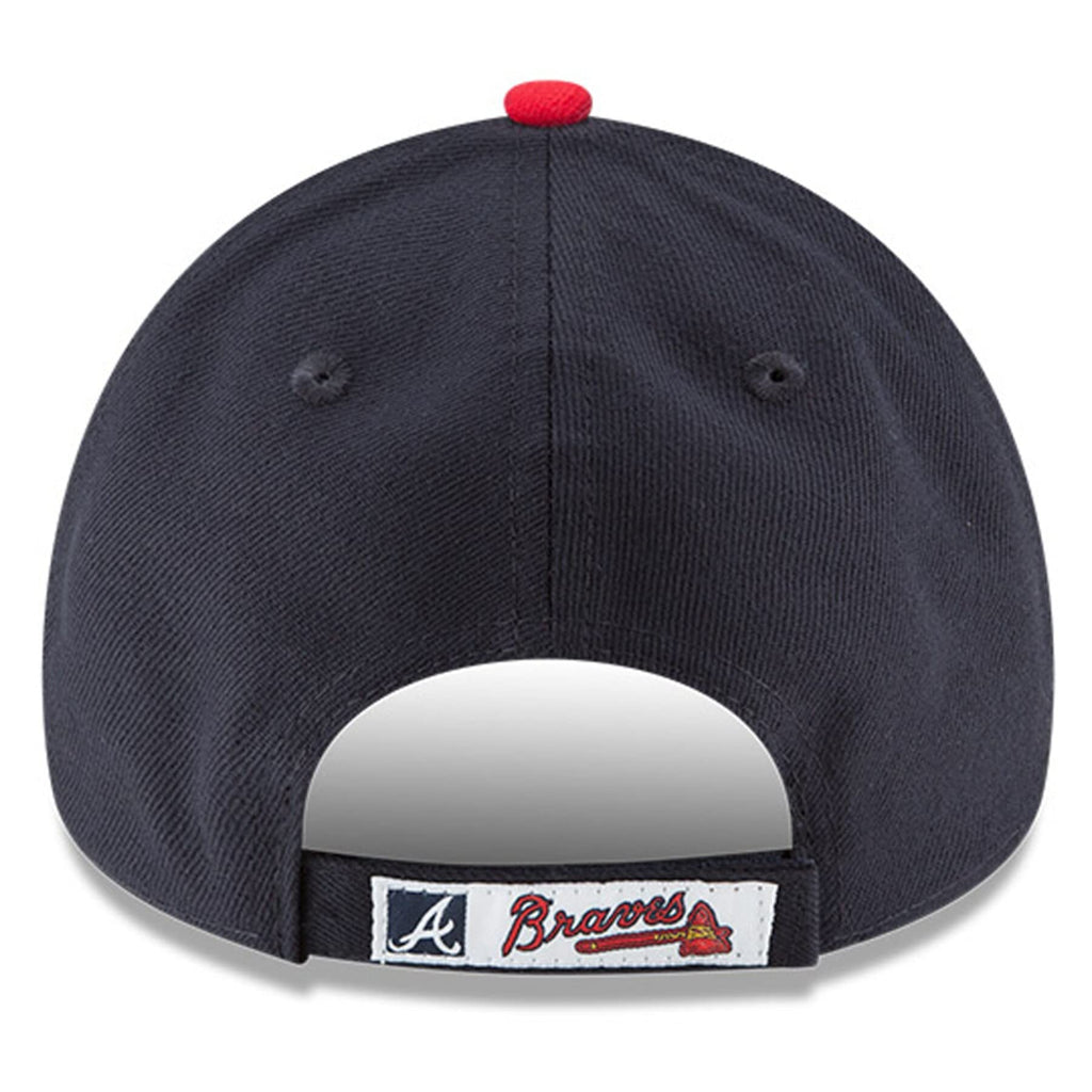 New Era Mlb The League 9Forty Adjustable Hat Cap One Size Fits All (Atlanta Braves Navy Red)