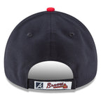 New Era Mlb The League 9Forty Adjustable Hat Cap One Size Fits All (Atlanta Braves Navy Red)