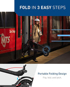 Hiboy Electric Scooter for Adults, 19 MPH, 25 Miles Range, 500W Motor (750W Peak), Foldable E Scooter with Phone Holder, Dual Sp