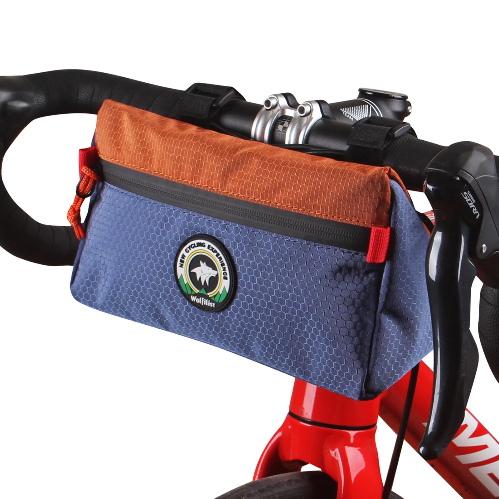 Vortika Bike Handlebar Bag, Bicycle Front Bag, Kids Handle Bar Bag, Storage Bag with Shoulder Strap for Men Women Kids Outdoor R