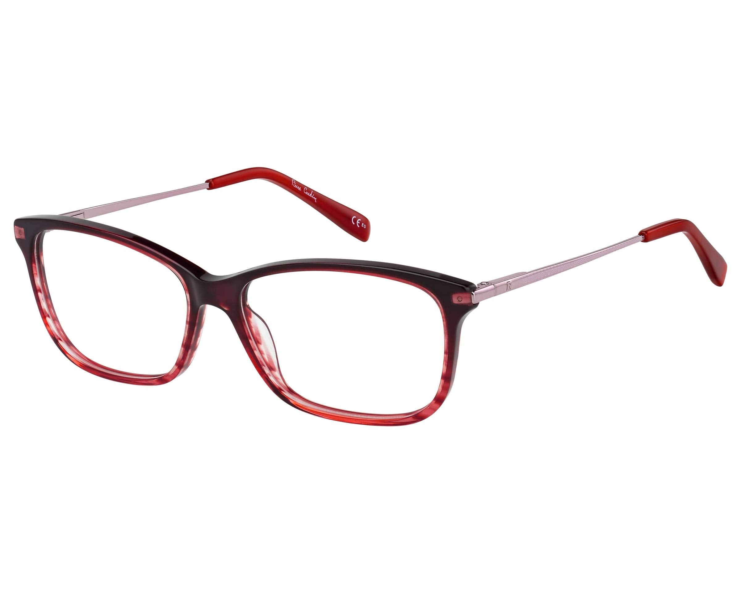 Pierre Cardin frame (PC8471 8RR) Acetate - Metal Red stripe - Rose gold