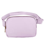 Vorolo Waist Pack For Running Fanny Pack For Women And Men Crossbody Belt Bag Bum Bag With Adjustable Strap For Sports Light Pur