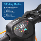 Hiboy MAX Pro Electric Scooter, 46.6 Mi Long Range, 22 MPH Power by 650W MAX Motor, 11 Pneumatic Tires, Split Hub Design, Dual