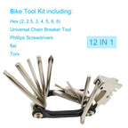 Bike Multitool, Bike Tool, Bike Tool Kit, Bike Chain Tool, Bike Repair Kit, Motorcycle Accessories, Multi Tool, Bike Tire Repair