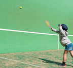 Tennis Racket Set For Children,17 Inch Racquet With 3 Soft Balls,1 Tennis Ball And 4 Badminton Balls For Toddler Indoor/Outdoor