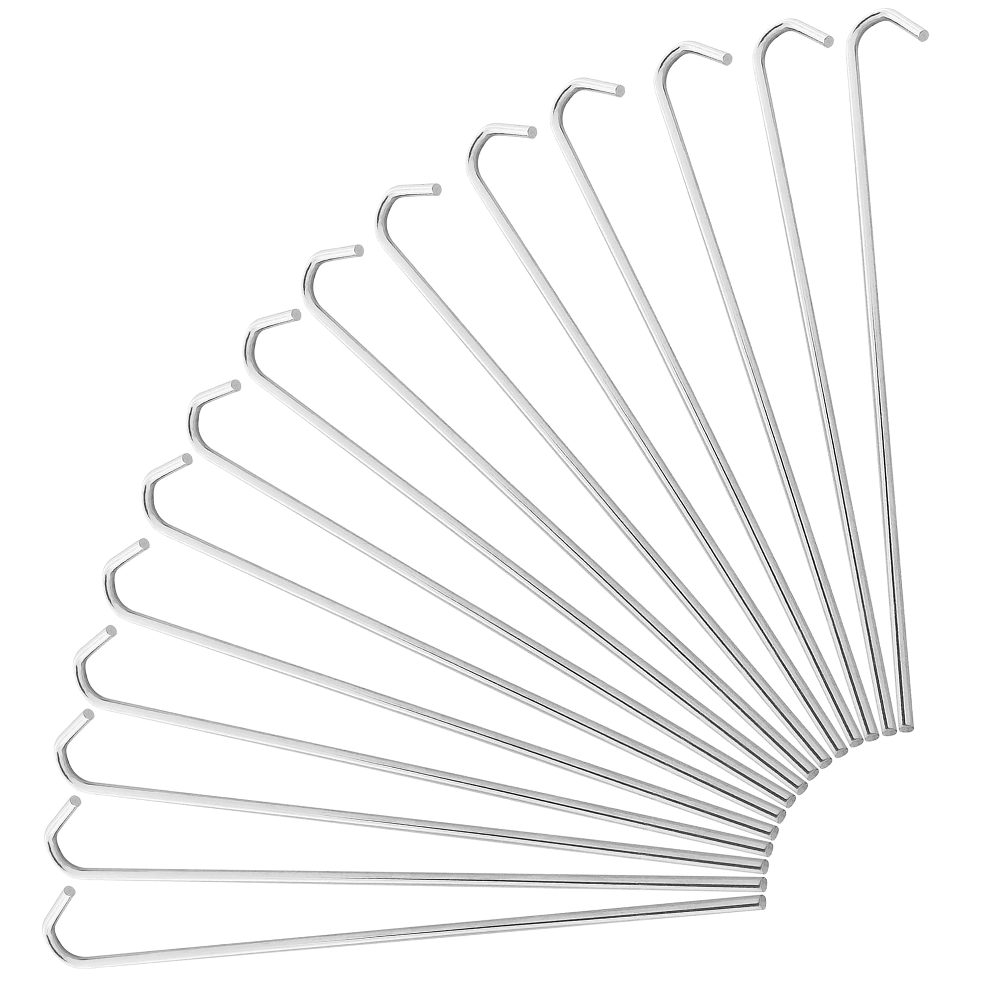 Super Z Outlet 9'' Galvanized Non-Rust Anchoring Tent Stakes Pegs For Outdoor Camping, Soil Patio Gardening, Canopies, Landscapi