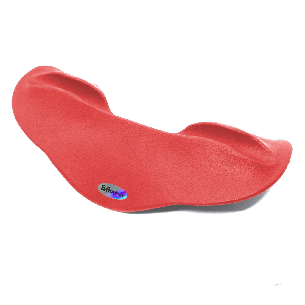 Eamber Barbell Squat Pad Shoulder Pad Professional Tpe Dumbbell Squat Protective Cover Protection Pad Protector (Black) (Red)
