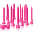 Mykuja Pink Bamboo Golf Tees 2 1/8 Inch Pack Of 100Pink Golf Teeswomen Pink Golf Bamboo Tees(54Mm Pink)
