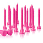 Mykuja Pink Bamboo Golf Tees 2 1/8 Inch Pack Of 100Pink Golf Teeswomen Pink Golf Bamboo Tees(54Mm Pink)