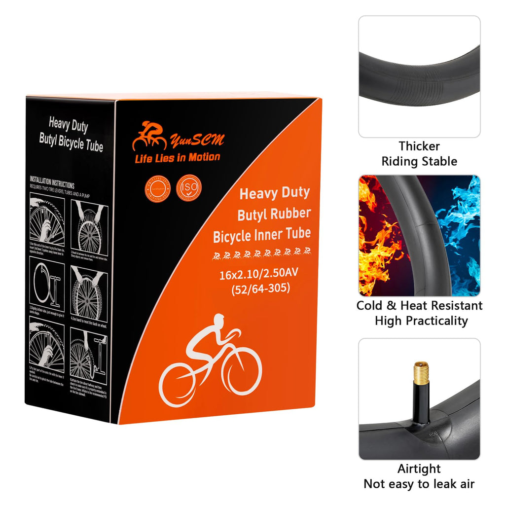 2-Pack 16 Bike Tubes 16 X 212522523524 Av33 Schrader Valve 16 Bicycle Tubes Compatible With 16X2125 16 X 220 16 X 225 16 X 23 16