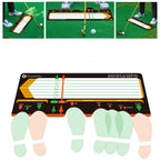 Gismelio Golf Training Mat For Beginners  Posture Assistance And Entry-Level Stance Corrector Trainer With Golf Training Aid And