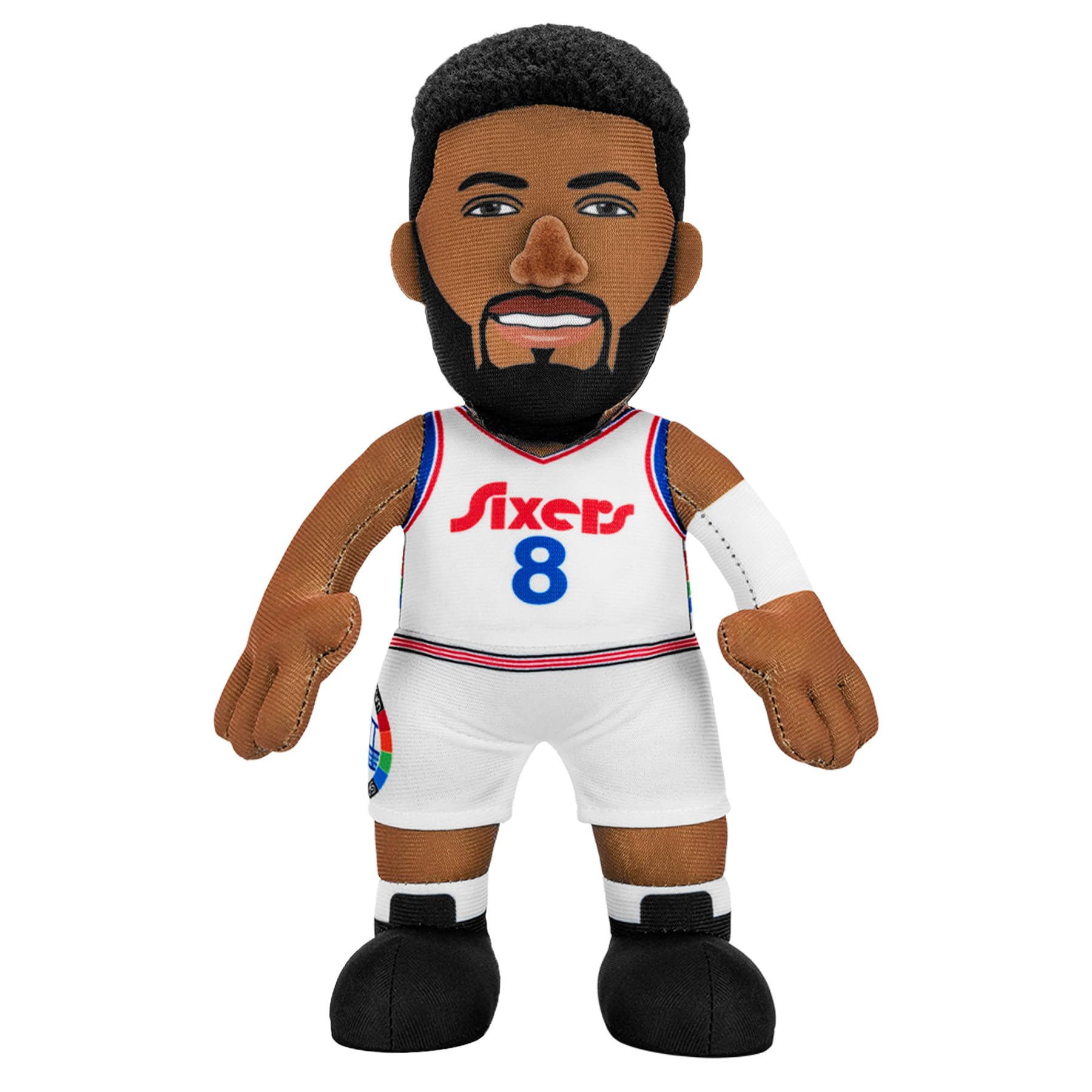 Bleacher Creatures Philadelphia 76ers Paul George 10 NBA Plush Figure(City Edition 24-25) - A Superstar for Play or Display