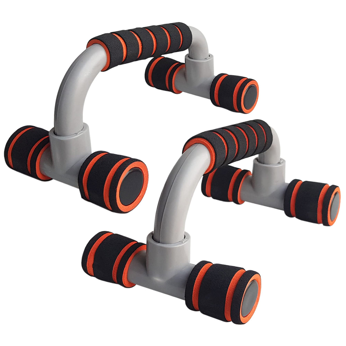 GOCART WITH G LOGO Push Up Bar Stand Pair Work Out Stand With Comfort Grip And Ergonomic Angle Foam Handles For Floor Workout St
