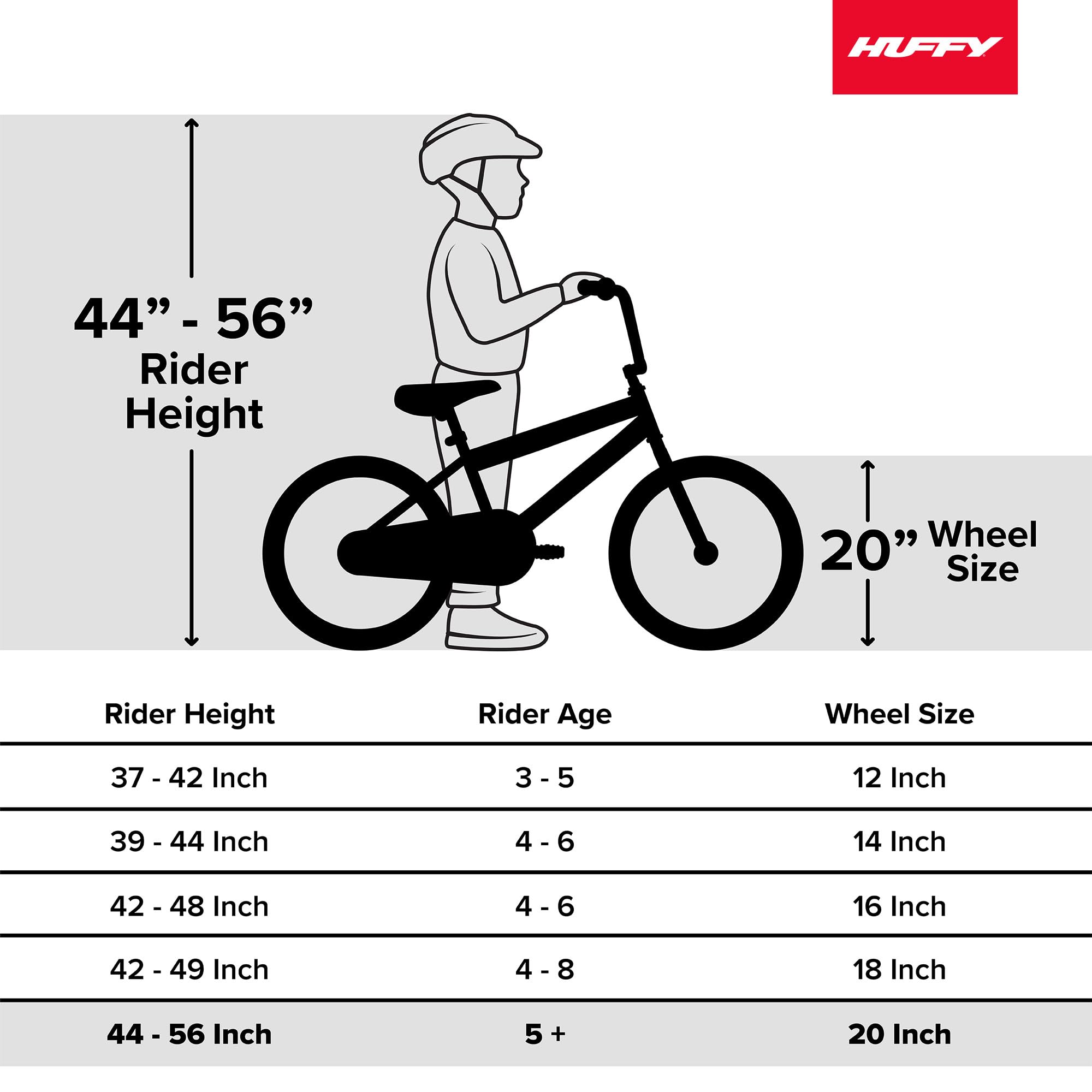 Huffy Valcon 20'' Boy'S Mountain Bike, Ideal For Ages 5-9, Rugged And Durable Design, Full Suspension, 6 Speed, Adjustable, Twis