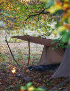 Onetigris Backwoods Bungalow Ultralight Bushcraft Shelter 2.0, Backpacking Tent With Canopy 2 Person Waterproof Ripstop