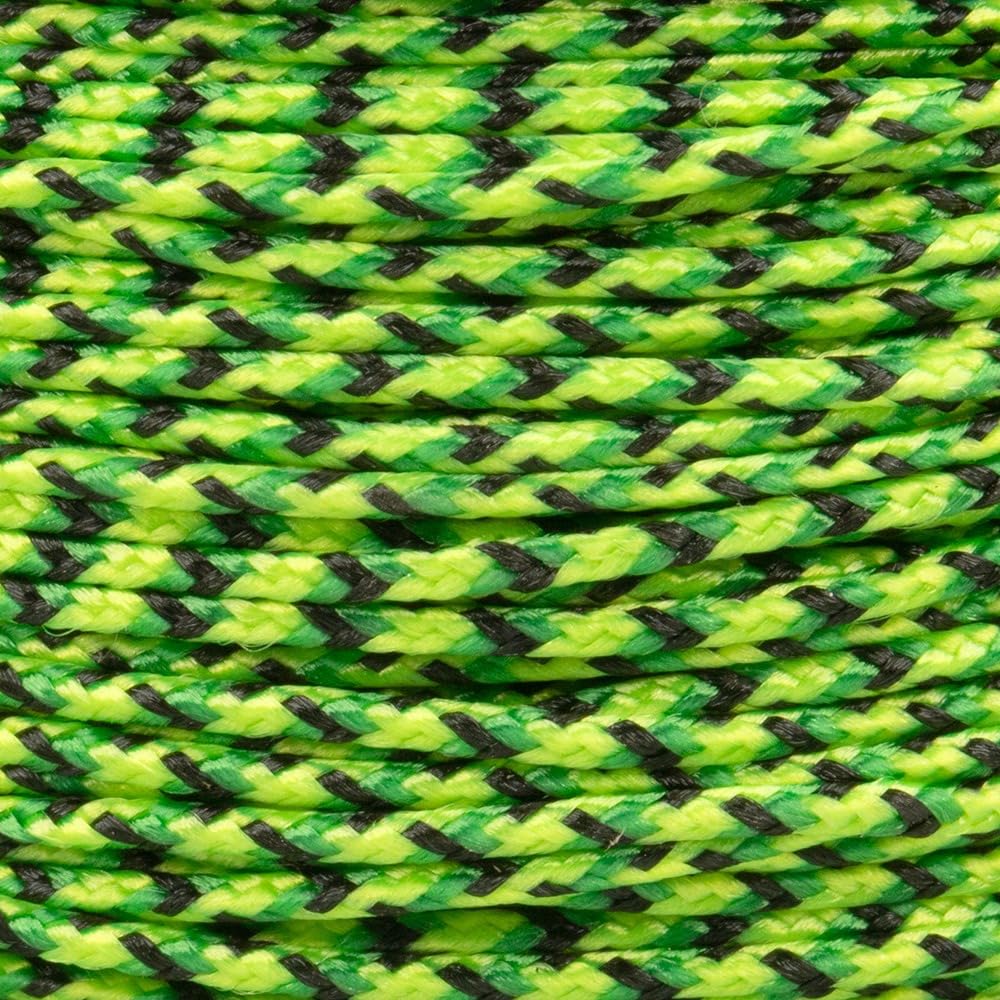 Paracord Planet Micro Paracord - Thin Braided Cord For Crafting, Fishing, And Diy Projects In 125 Ft Spools - Gecko
