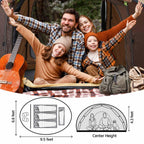 Hui Lingyang 4 Person Easy Pop Up Tent, 9.5X6.6X52'', Waterproof Automatic Setup, 2 Doors-Instant Family Tents For Hiking, Campi