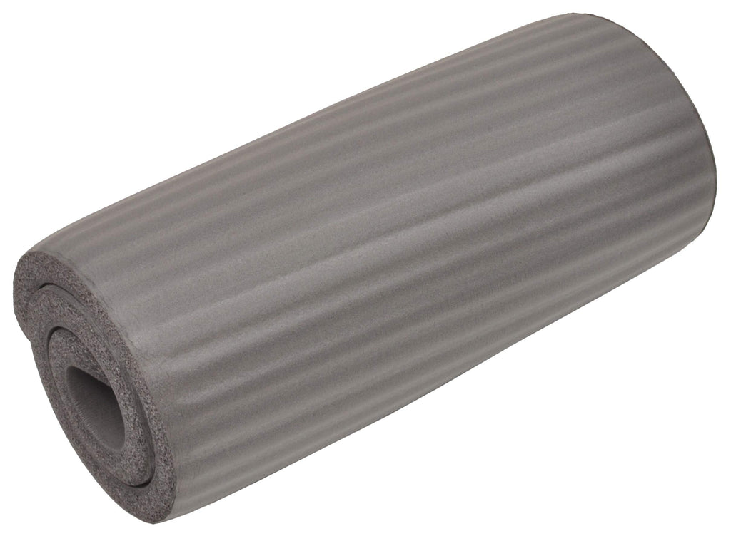 Balancefrom All Purpose 1/2-Inch Extra Thick High Density Anti-Tear Exercise Yoga Mat And Knee Pad With Carrying Strap, Gray