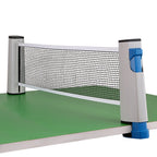 Hipiwe Retractable Table Tennis Net Replacement, Ping Pong Net And Post, 6 Feet(1.8M, Fits Tables Up To 2.0 Inch (5.0 Cm) (White