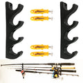 Horizontal Golf Club Wall Mount Golf Club Organizers Golf Club Display Golf Putter Rack Wall Storage Rack - Holds 4 Clubs - Easy