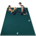 Large Exercise Mat 8'X5'X7Mm Workout Mat For Home Gym Mats Exercise Gym Flooring Rubber Fitness Mat Large Yoga Mat Cardio Mat Fo