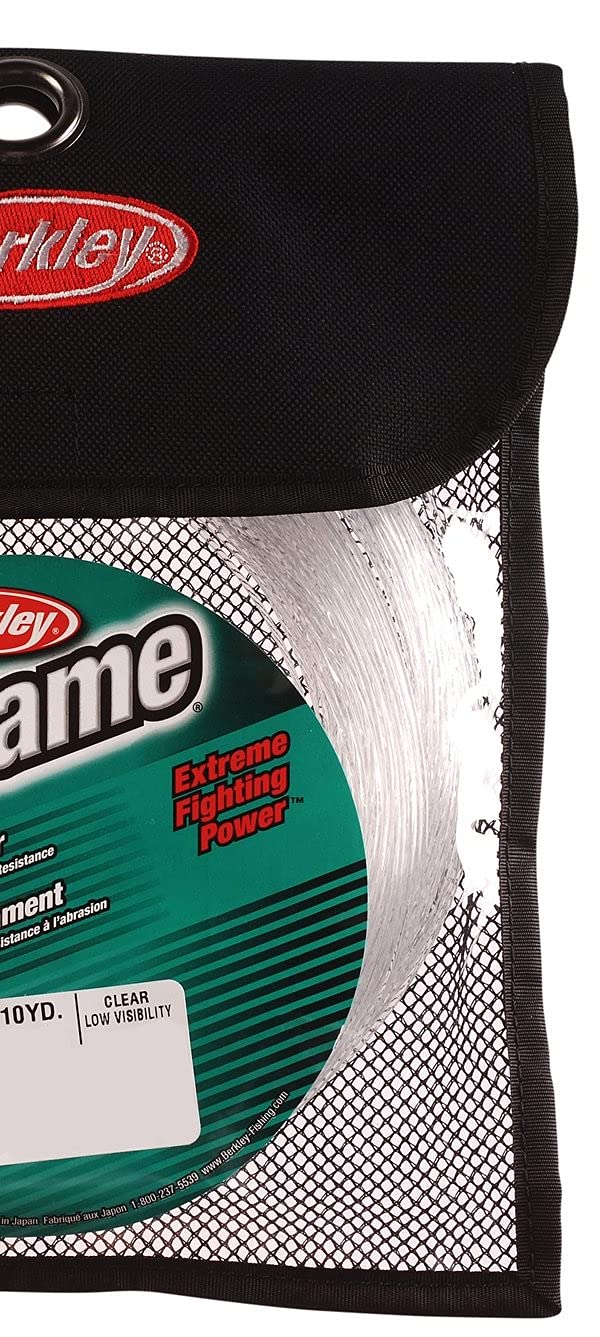 Berkley Trilene Big Game Monofilament Leaders, Clear, 100lb | 45.3kg, 110yd | 100m Fishing Line, Suitable for Saltwater Environm
