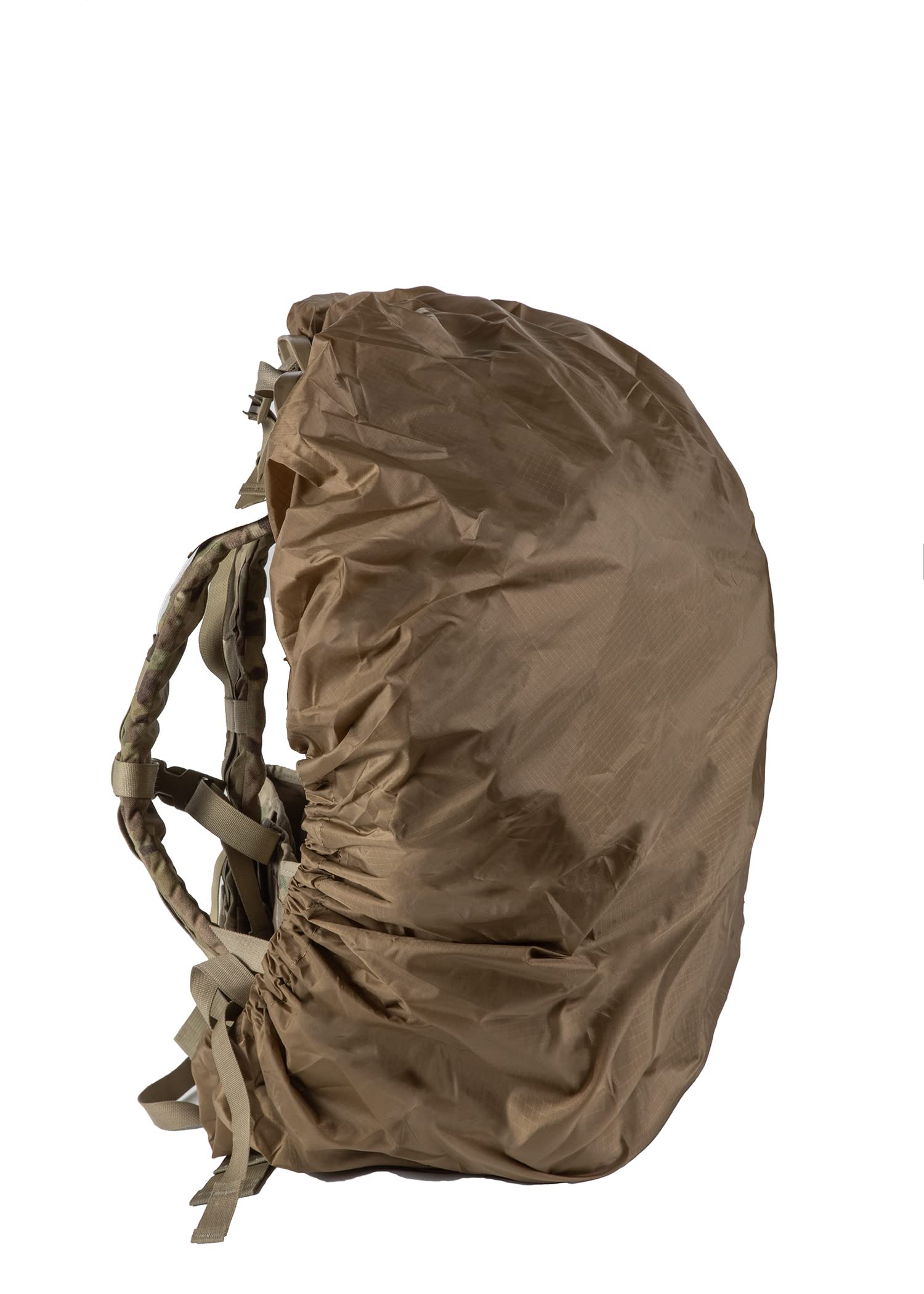Raine Tactical Gear | Large Waterproof Rucksack Cover- High Storage Capacity and Adjustable (Coyote Brown)