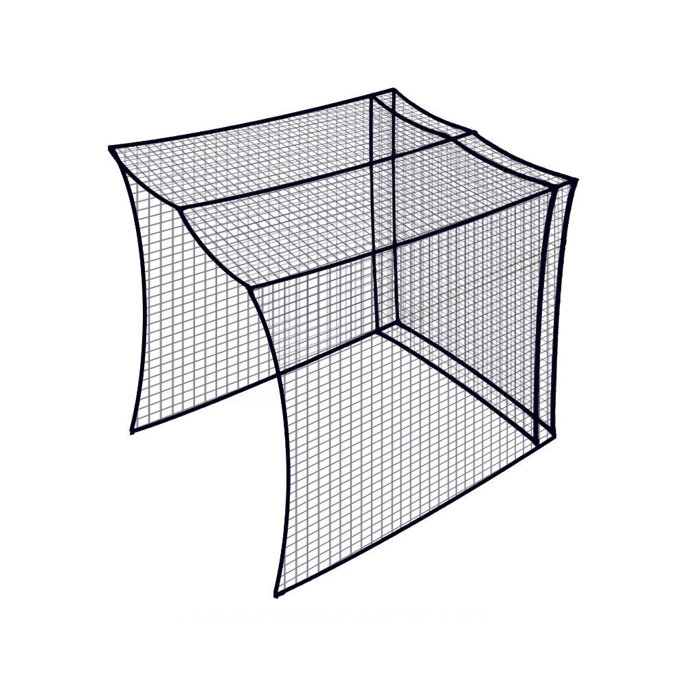 Dynamax Sports Golf Cage Net, Black, 10X10X10-Ft