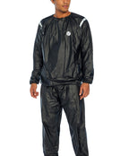 Bally Total Fitness Mens Sauna Suit, Black, Large-X-Large