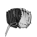 Wilson A700 12.5 Outfield Fastpitch Glove - Black/White, Left Hand Throw