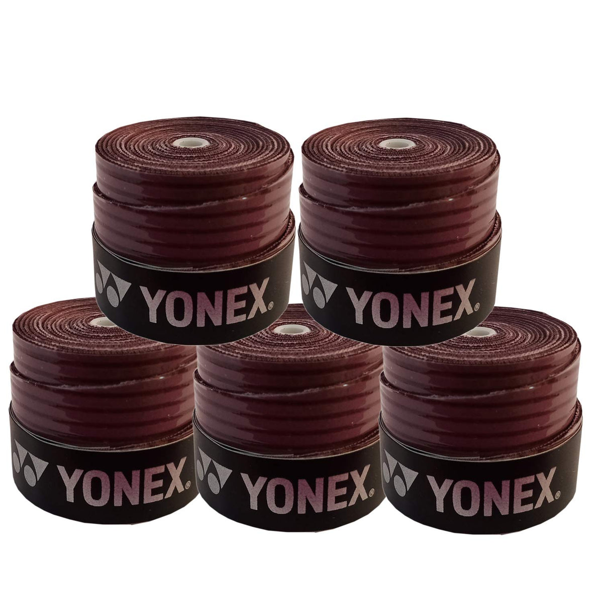 Yonex ETec Badminton Racquet Grip  Brown (5 Pcs)
