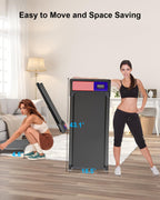 Cyclerade Walking Pad Treadmill With Handle Bar, 2.5 Hp, Portable Treadmill With App Remote Control, Sports Data Analysis, 5.0 M