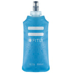 Fitly Soft Flask - 12 Oz (350 Ml) - Shrink As You Drink Soft Water Bottle For Hydration Pack - Folding Water Bottle For Running 