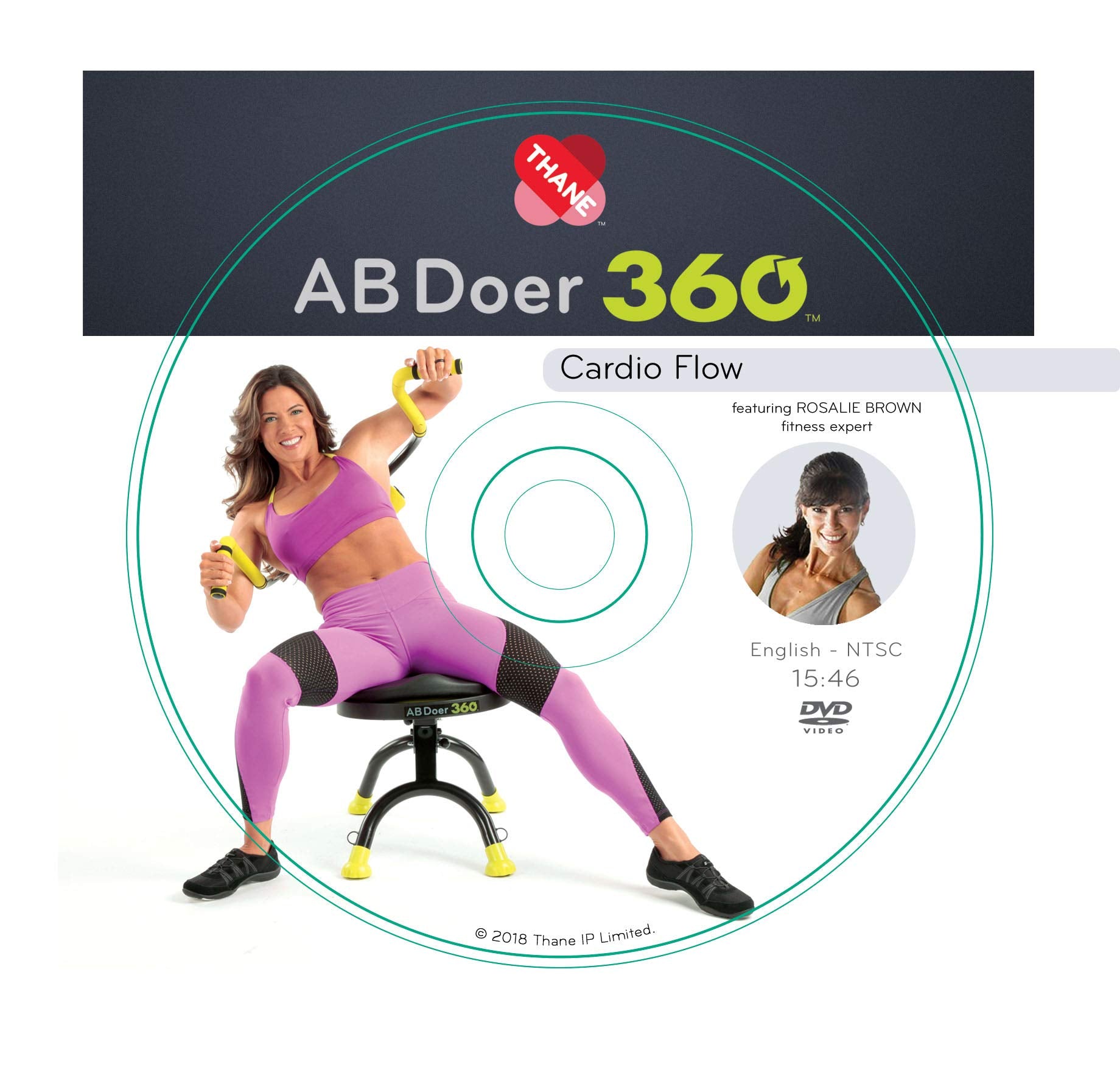 Ab Doer 360 Fitness System Accessories (Set Of 3 Workout Dvd'S)